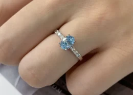 Fancy Blue Diamond Engagement Rings That Make a Statement