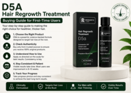 D5A Hair Regrowth Treatment Buying Guide for First-Time Users