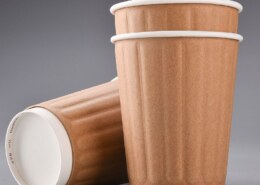 Custom Double Wall Paper Cups for Daily Beverage Use