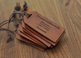 Custom Leather Hang Tags for Brand Identity