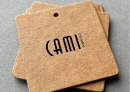 Custom Kraft Paper Tags for Simple Brand Packaging
