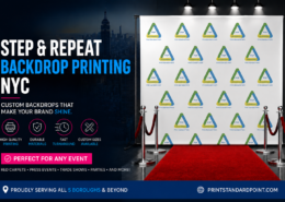 Step and Repeat Backdrop Printing NYC