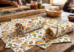Where To Buy Custom Burrito Wrapping Paper Wholesale