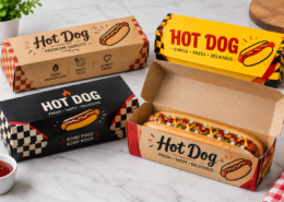 Durable Custom Hot Dog Boxes For Food Businesses