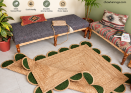 Are Handmade Jute Rugs Good for Living Rooms?